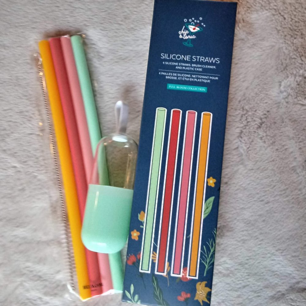 Chic & Tonic Straw Set with Case and Brush